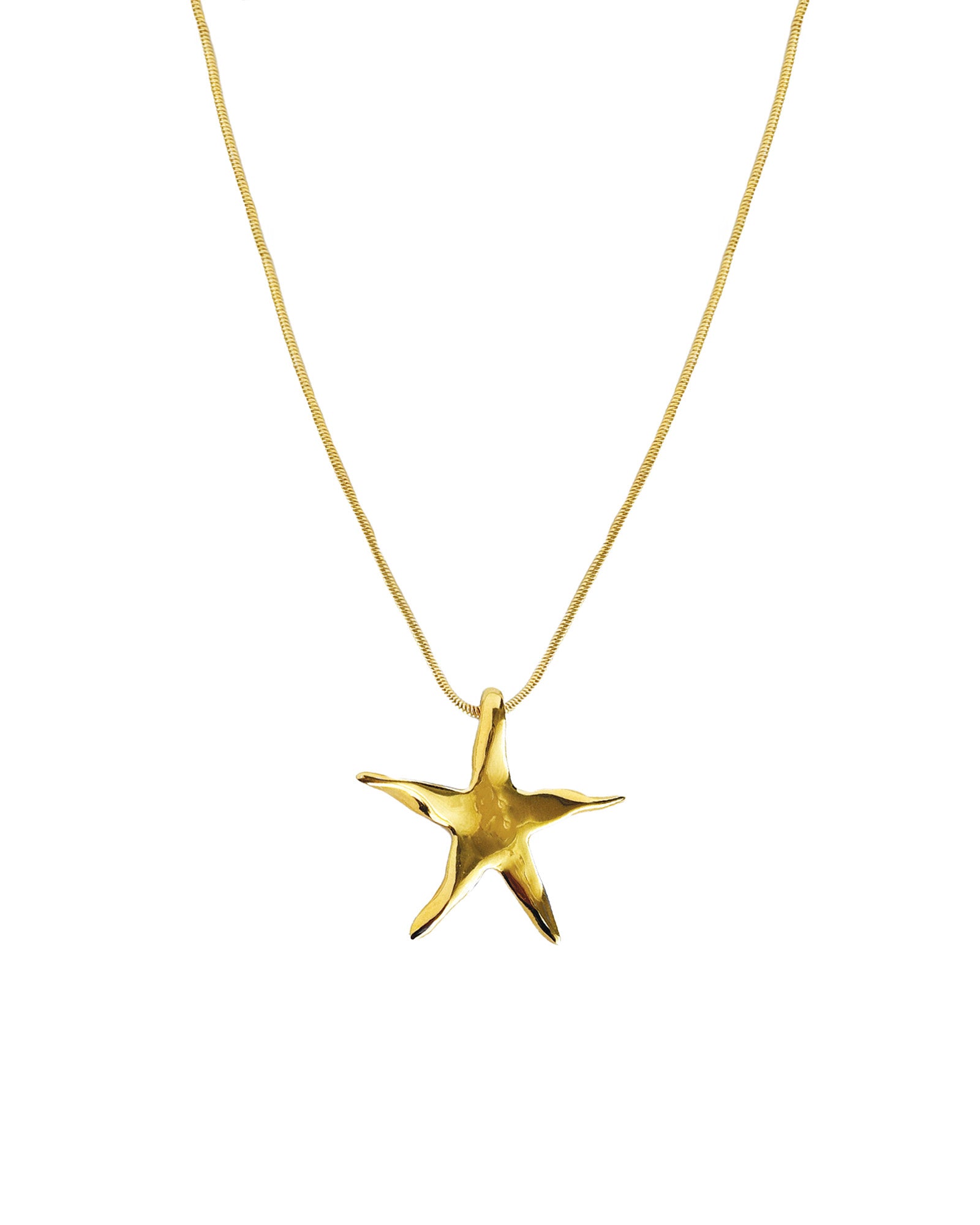 Kara Yoo-Estelle Necklace-Necklaces-14k Gold Plated-Blue Ruby Jewellery-Vancouver Canada