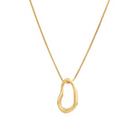 Kara Yoo-Renata Necklace-Necklaces-14k Gold Plated-Blue Ruby Jewellery-Vancouver Canada
