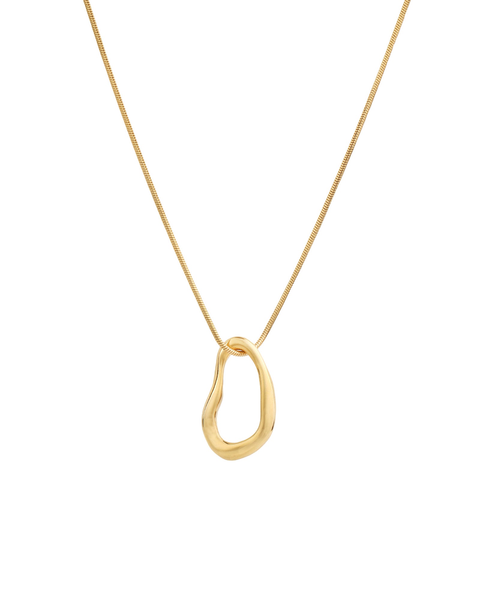 Kara Yoo-Renata Necklace-Necklaces-14k Gold Plated-Blue Ruby Jewellery-Vancouver Canada