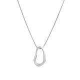Kara Yoo-Renata Necklace-Necklaces-Sterling Silver-Blue Ruby Jewellery-Vancouver Canada