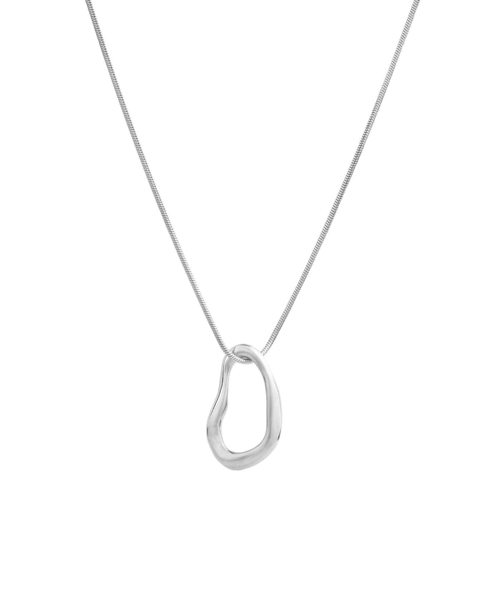 Kara Yoo-Renata Necklace-Necklaces-Sterling Silver-Blue Ruby Jewellery-Vancouver Canada