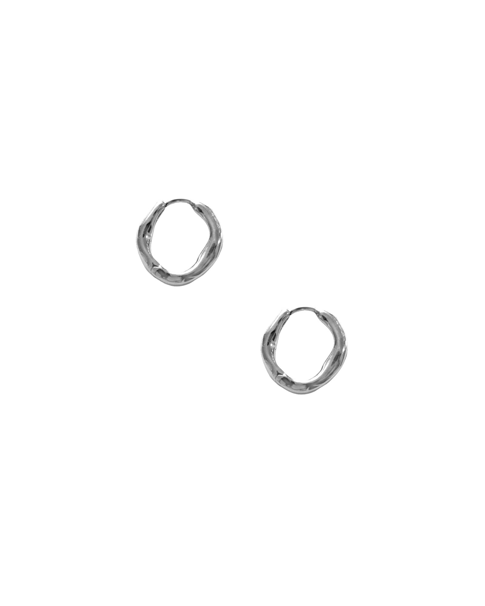Pippa Hoops Silver Plated