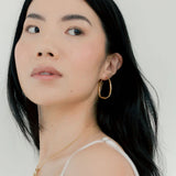 Romy Hoops 14k Gold Plated