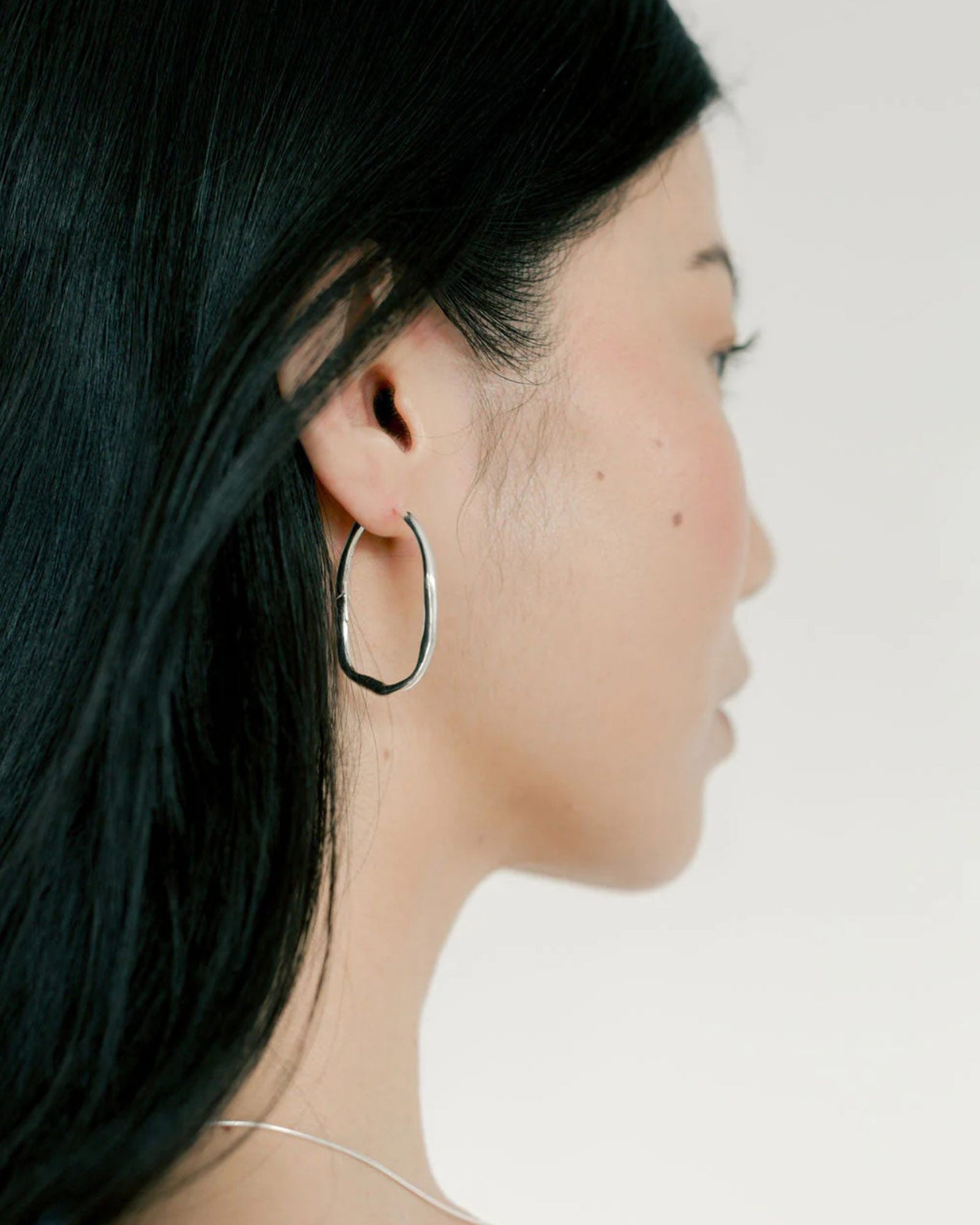 Romy Hoops Silver Plated