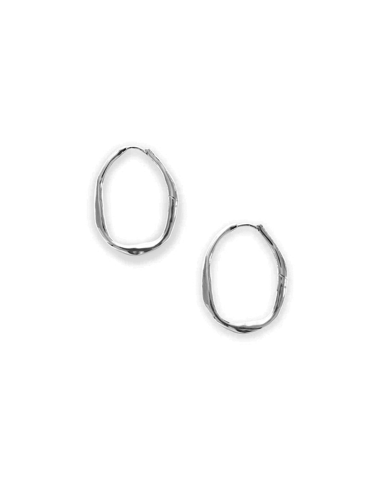 Romy Hoops Silver Plated