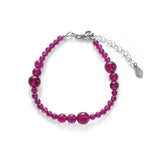 Avery Bracelet Sterling Silver, Ruby