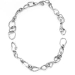 Sabine Necklace Silver Plated