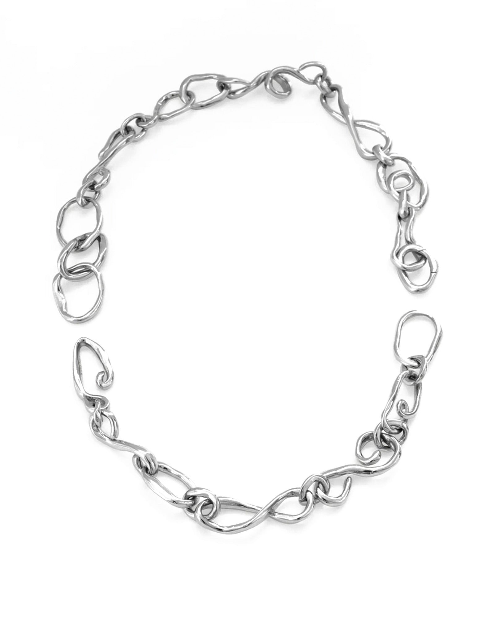 Sabine Necklace Silver Plated