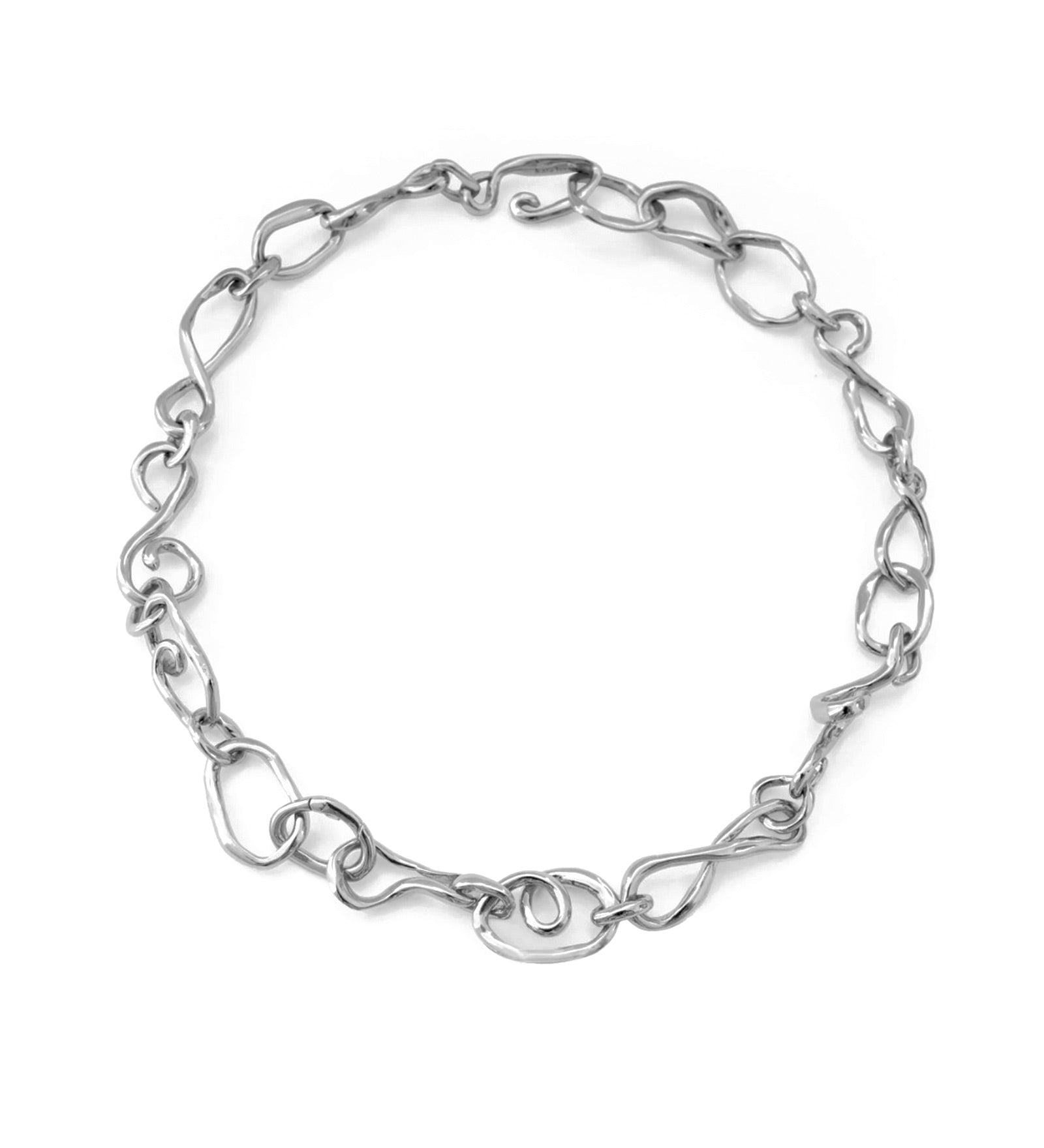 Sabine Necklace Silver Plated
