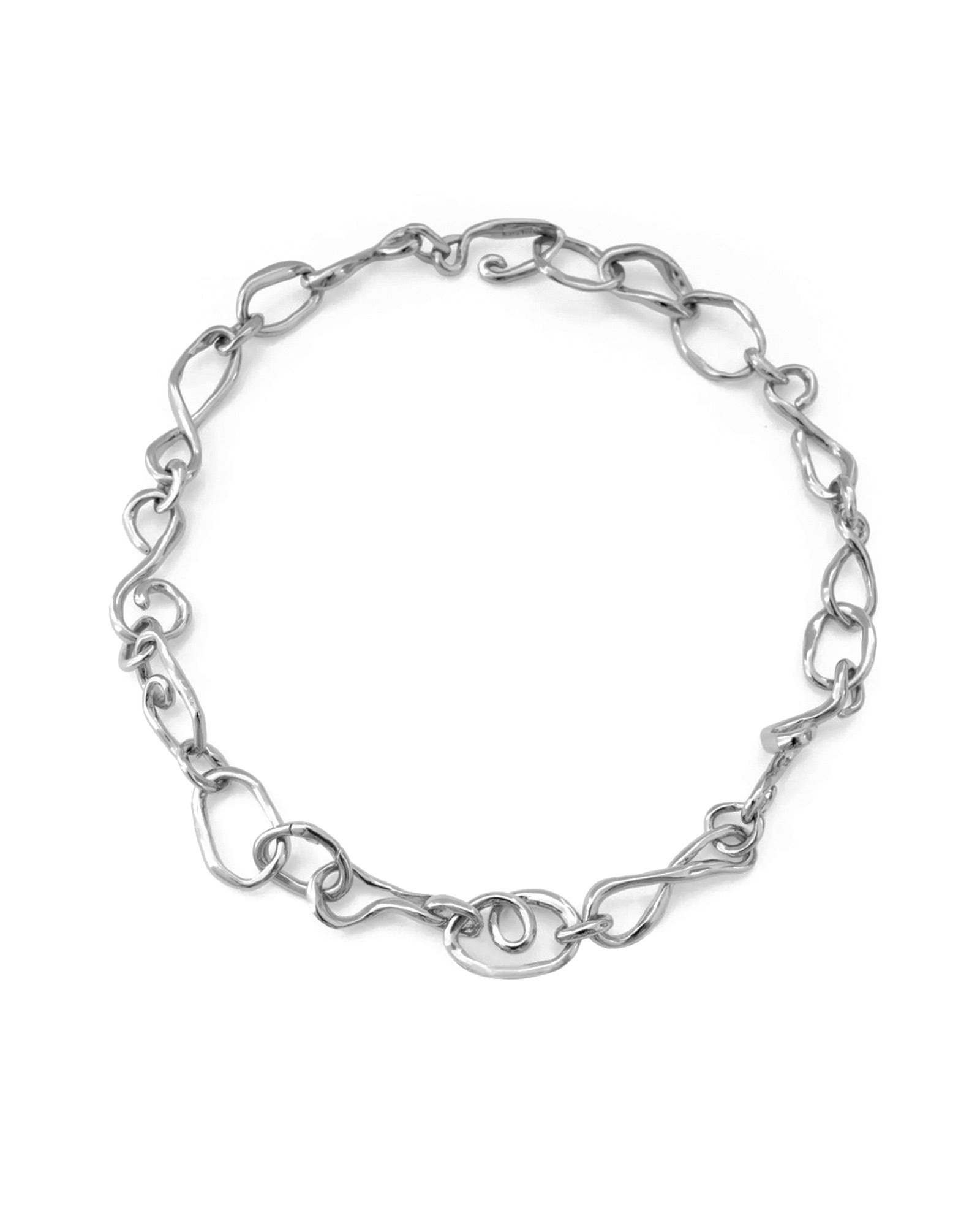 Sabine Necklace Silver Plated