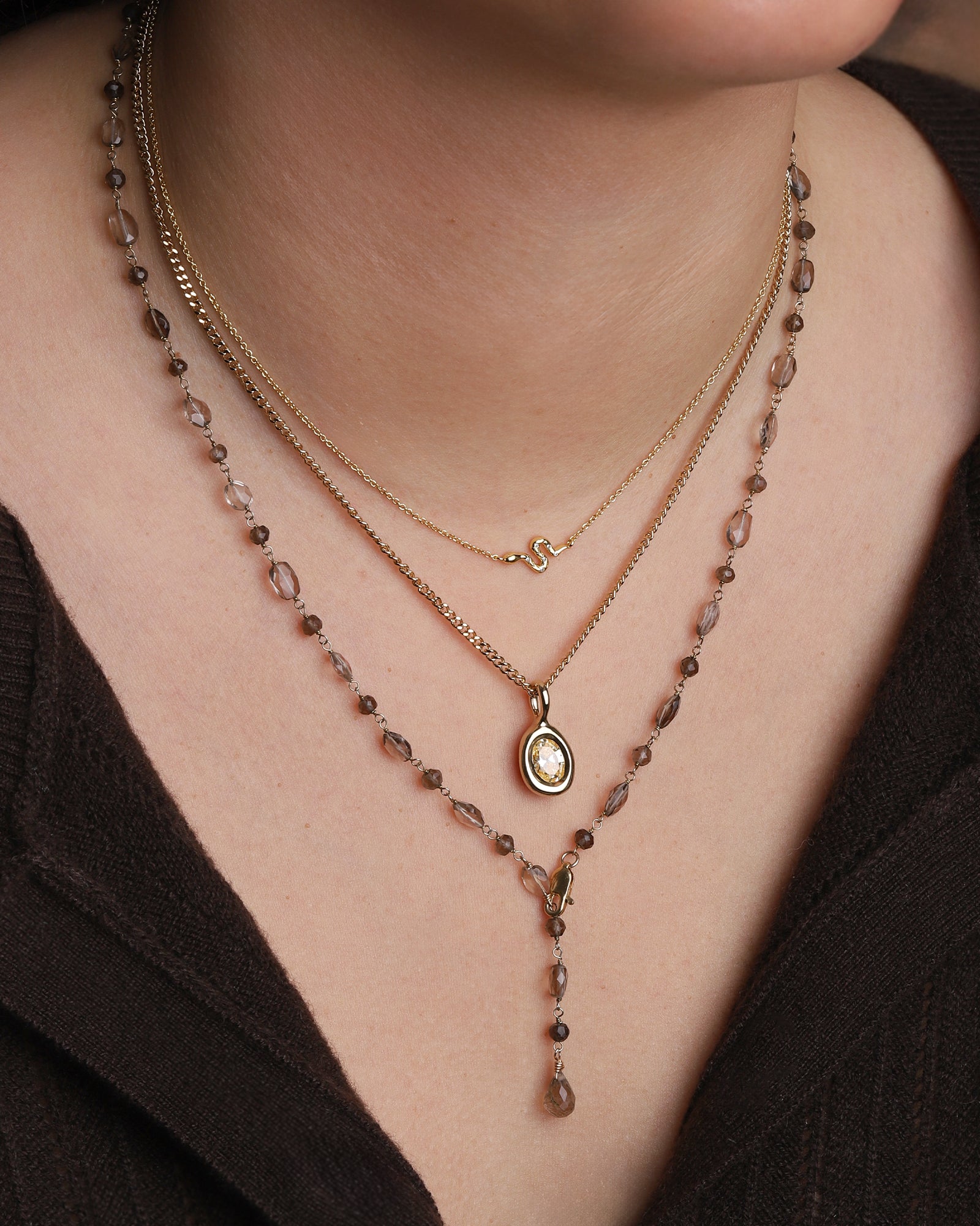 Kara Yoo-Ami Necklace-Necklaces-Blue Ruby Jewellery-Vancouver Canada