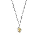 Kara Yoo-Ami Necklace-Necklaces-Sterling Silver, Butter-Blue Ruby Jewellery-Vancouver Canada