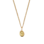 Kara Yoo-Ami Necklace-Necklaces-14k Gold Plated, Butter-Blue Ruby Jewellery-Vancouver Canada