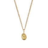 Kara Yoo-Ami Necklace-Necklaces-14k Gold Plated, Butter-Blue Ruby Jewellery-Vancouver Canada