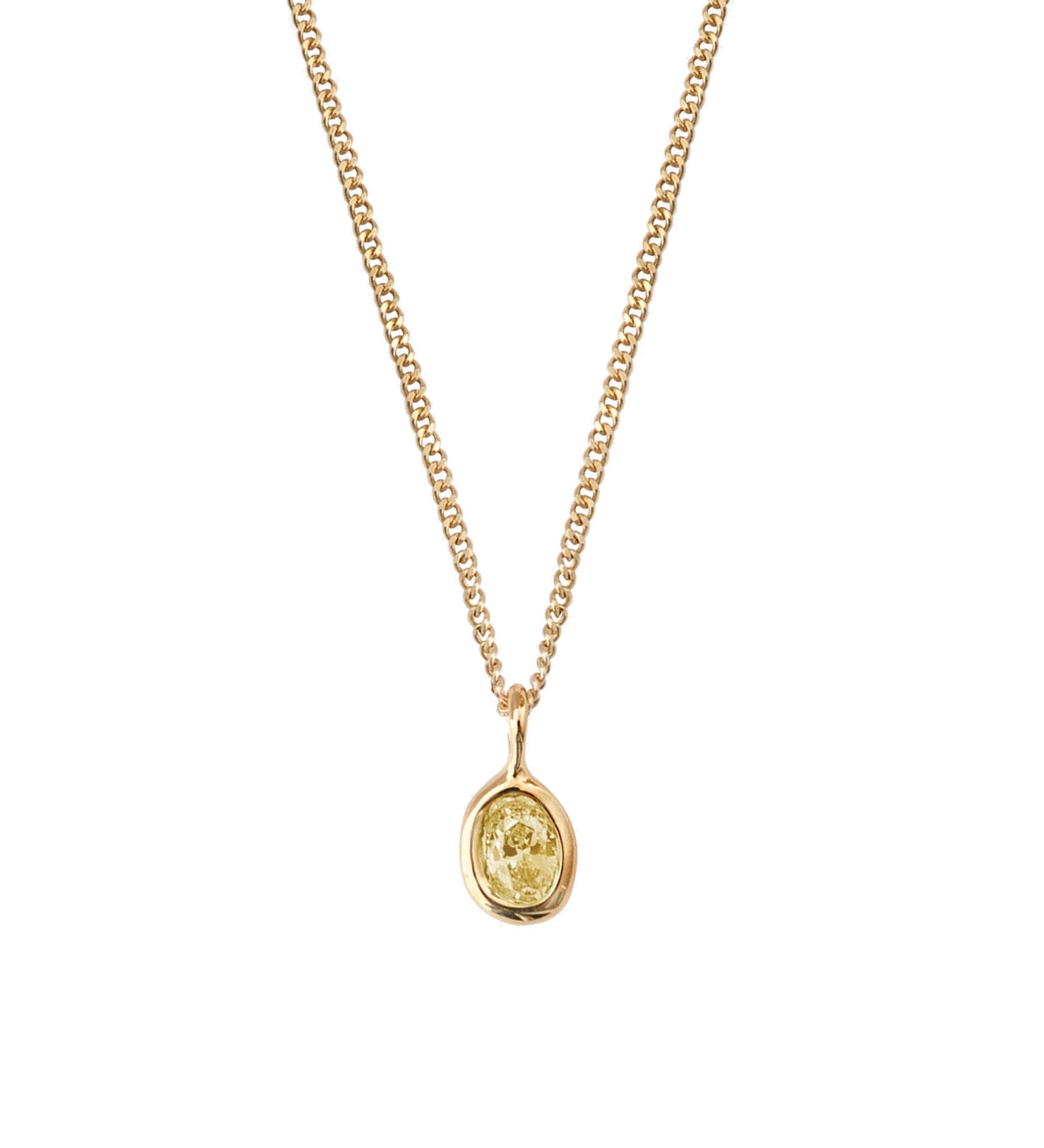 Kara Yoo-Ami Necklace-Necklaces-14k Gold Plated, Butter-Blue Ruby Jewellery-Vancouver Canada