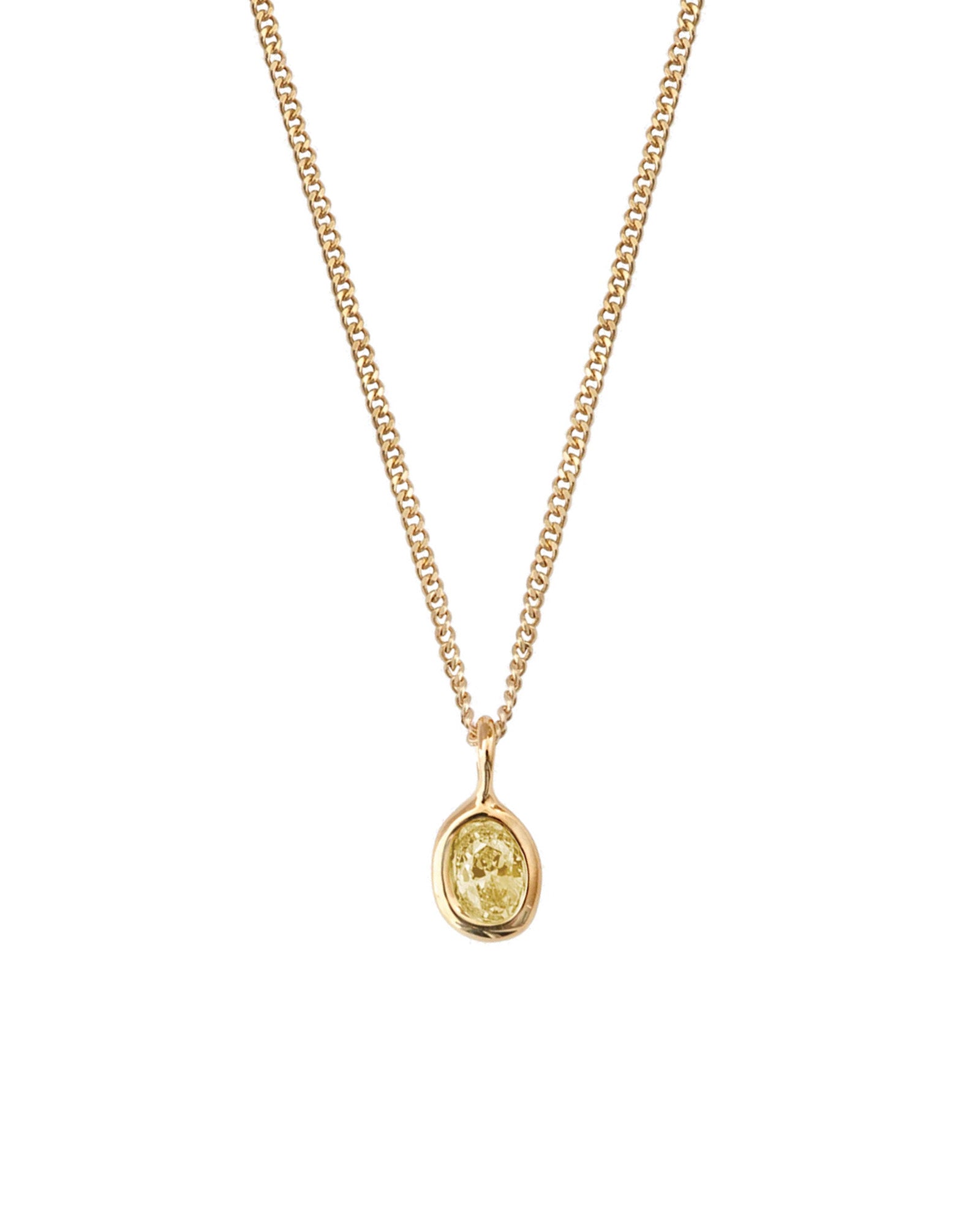 Kara Yoo-Ami Necklace-Necklaces-14k Gold Plated, Butter-Blue Ruby Jewellery-Vancouver Canada