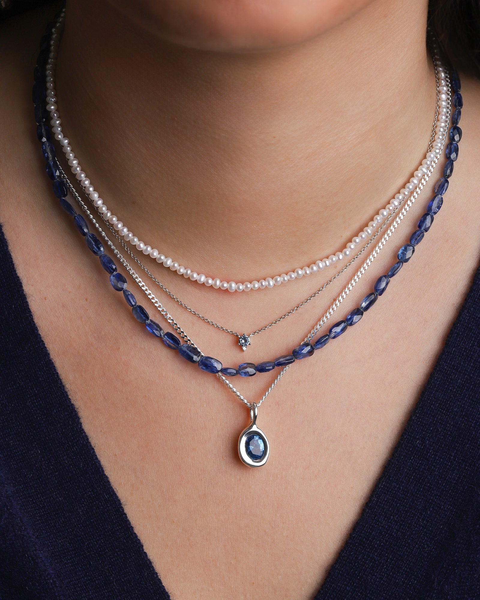 Kara Yoo-Ami Necklace-Necklaces-Blue Ruby Jewellery-Vancouver Canada