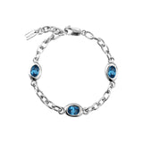 Ami Bracelet Silver Plated Brass, Sky