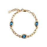 Ami Bracelet 14k Gold Plated, Sky
