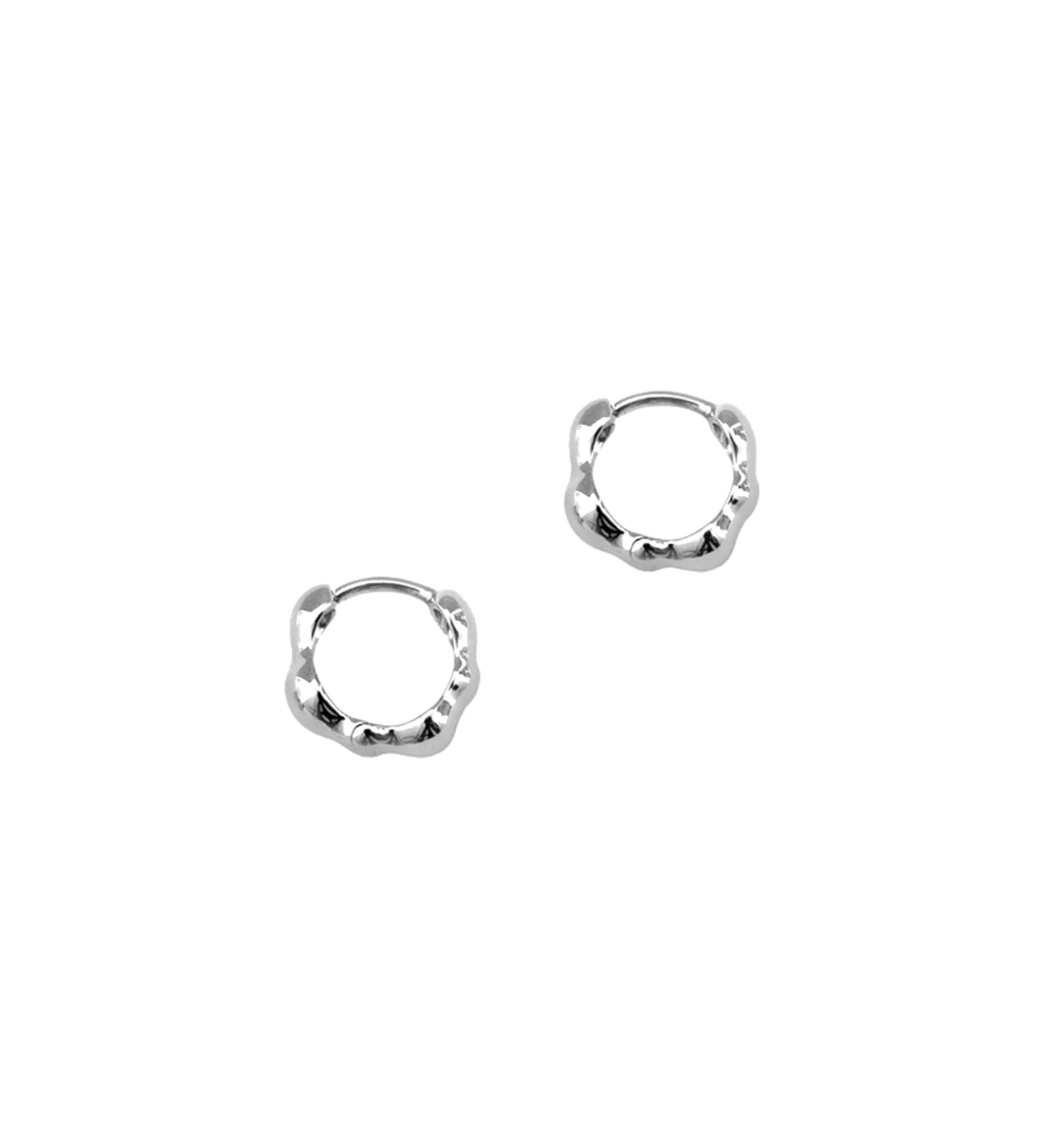 Lara Hoops, Small Sterling Silver