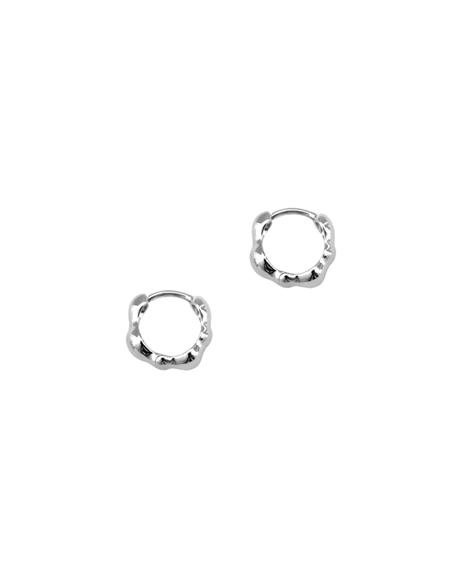 Lara Hoops, Small Sterling Silver