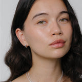 Lara Hoops, Small Sterling Silver