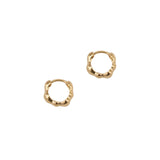 Lara Hoops, Small 14k Gold Plated