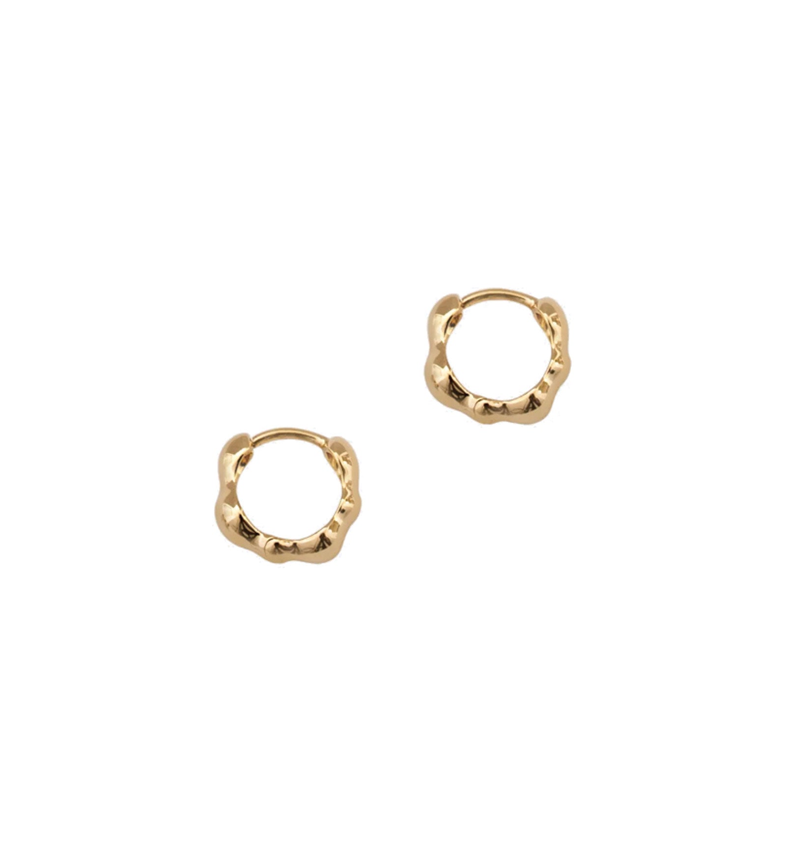Lara Hoops, Small 14k Gold Plated