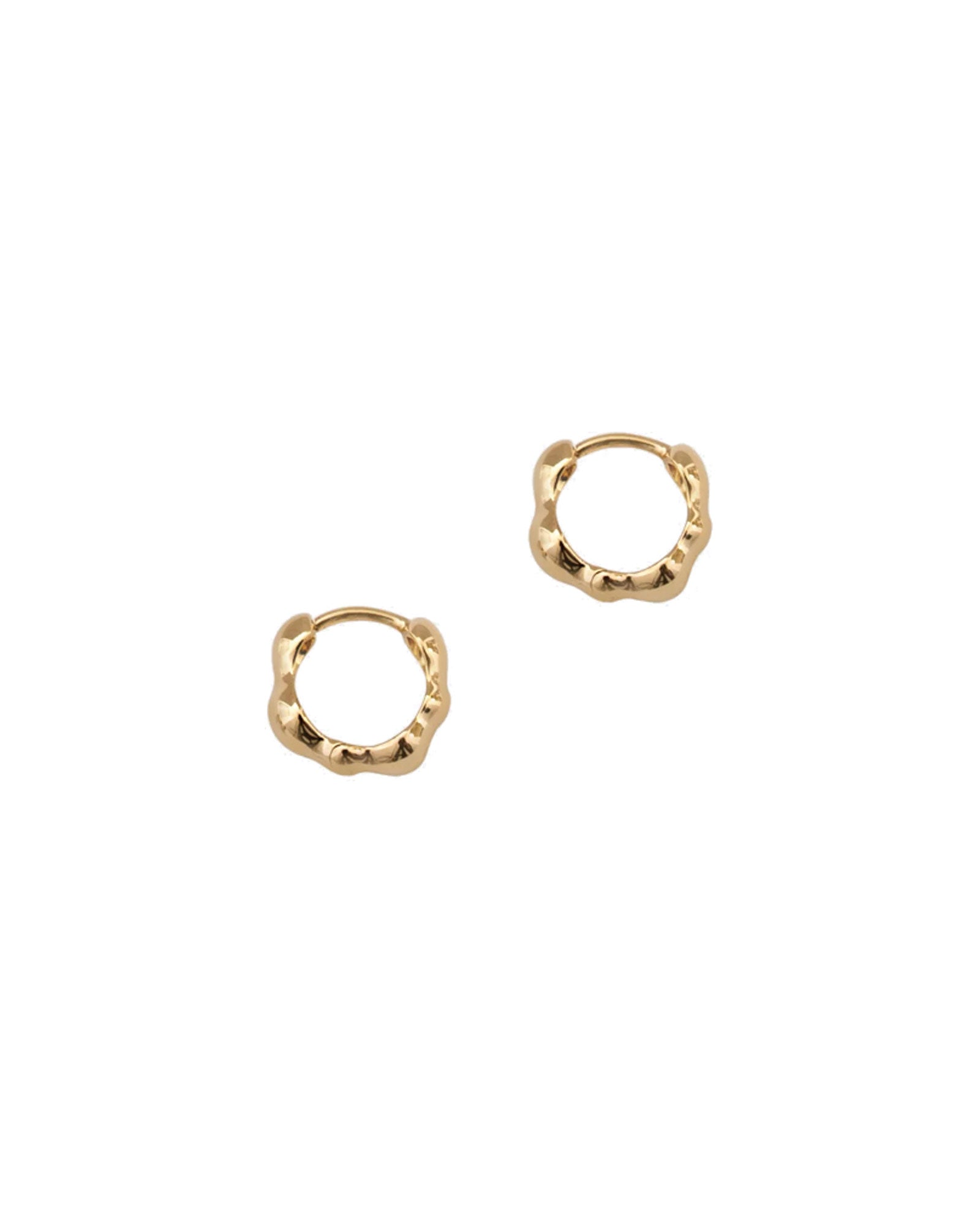 Lara Hoops, Small 14k Gold Plated