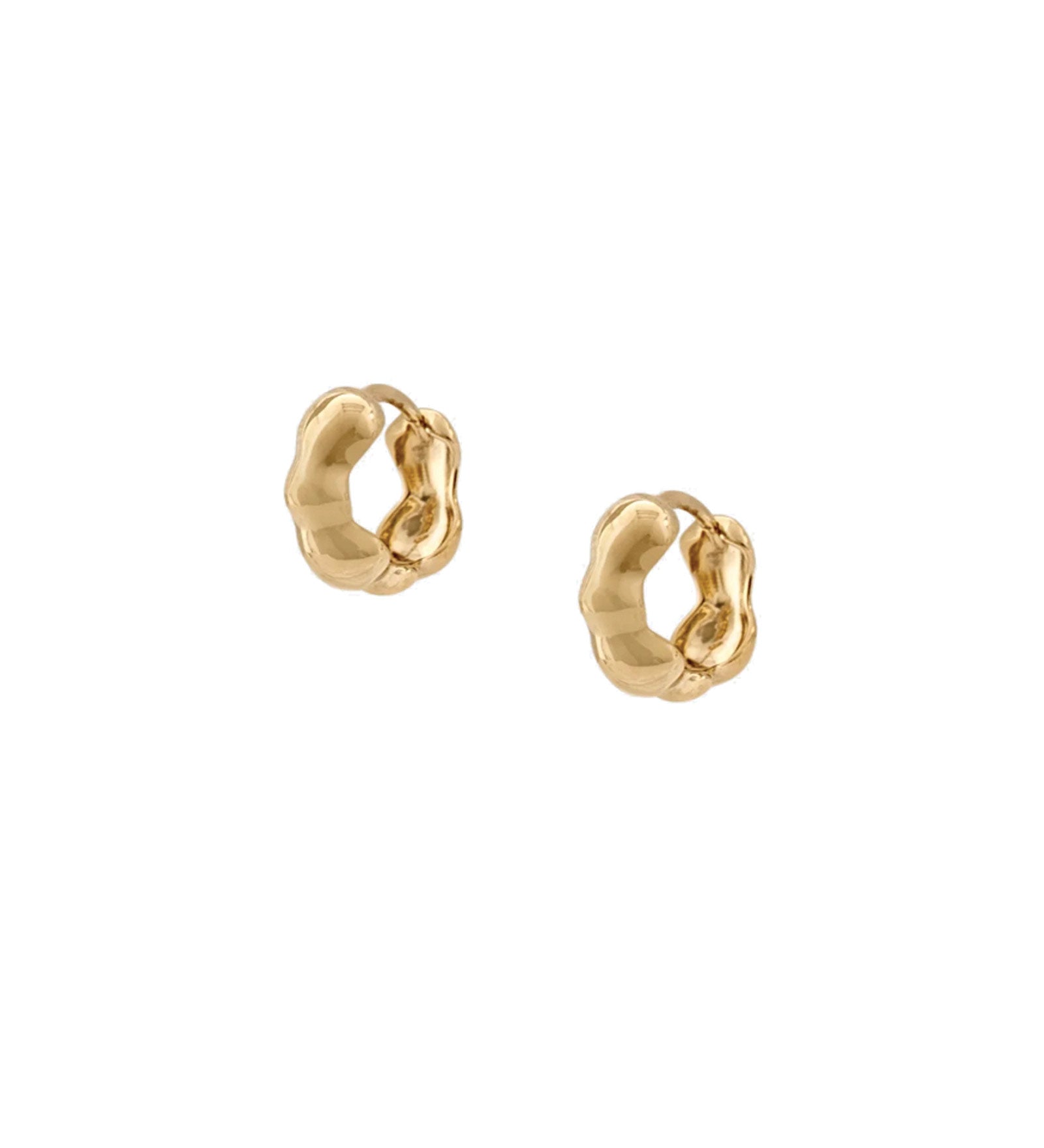 Lara Hoops, Small 14k Gold Plated