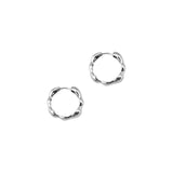 Lara Hoops, Medium Sterling Silver