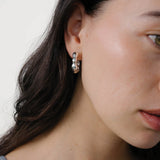 Lara Hoops, Medium Sterling Silver