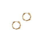 Lara Hoops, Medium 14k Gold Plated