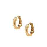 Lara Hoops, Medium 14k Gold Plated