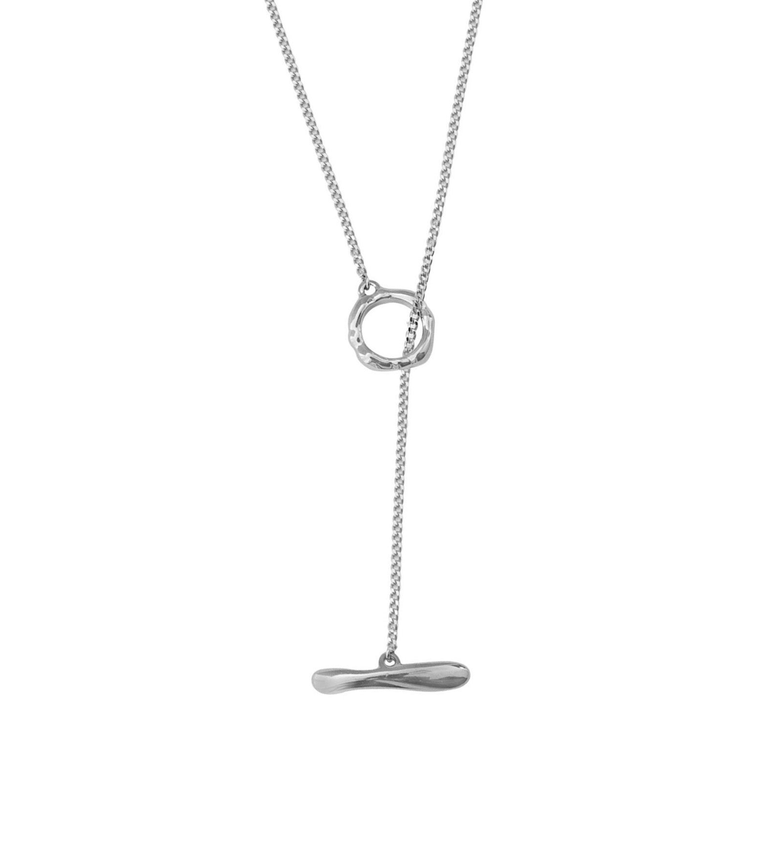 Kara Yoo-Lara Necklace-Necklaces-Sterling Silver-Blue Ruby Jewellery-Vancouver Canada