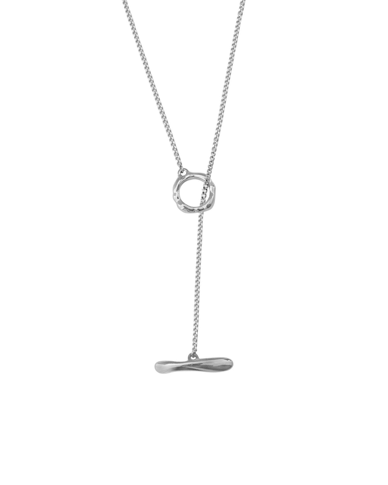 Kara Yoo-Lara Necklace-Necklaces-Sterling Silver-Blue Ruby Jewellery-Vancouver Canada