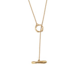 Kara Yoo-Lara Necklace-Necklaces-14k Gold Plated-Blue Ruby Jewellery-Vancouver Canada