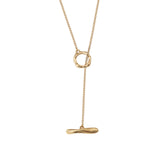 Kara Yoo-Lara Necklace-Necklaces-14k Gold Plated-Blue Ruby Jewellery-Vancouver Canada