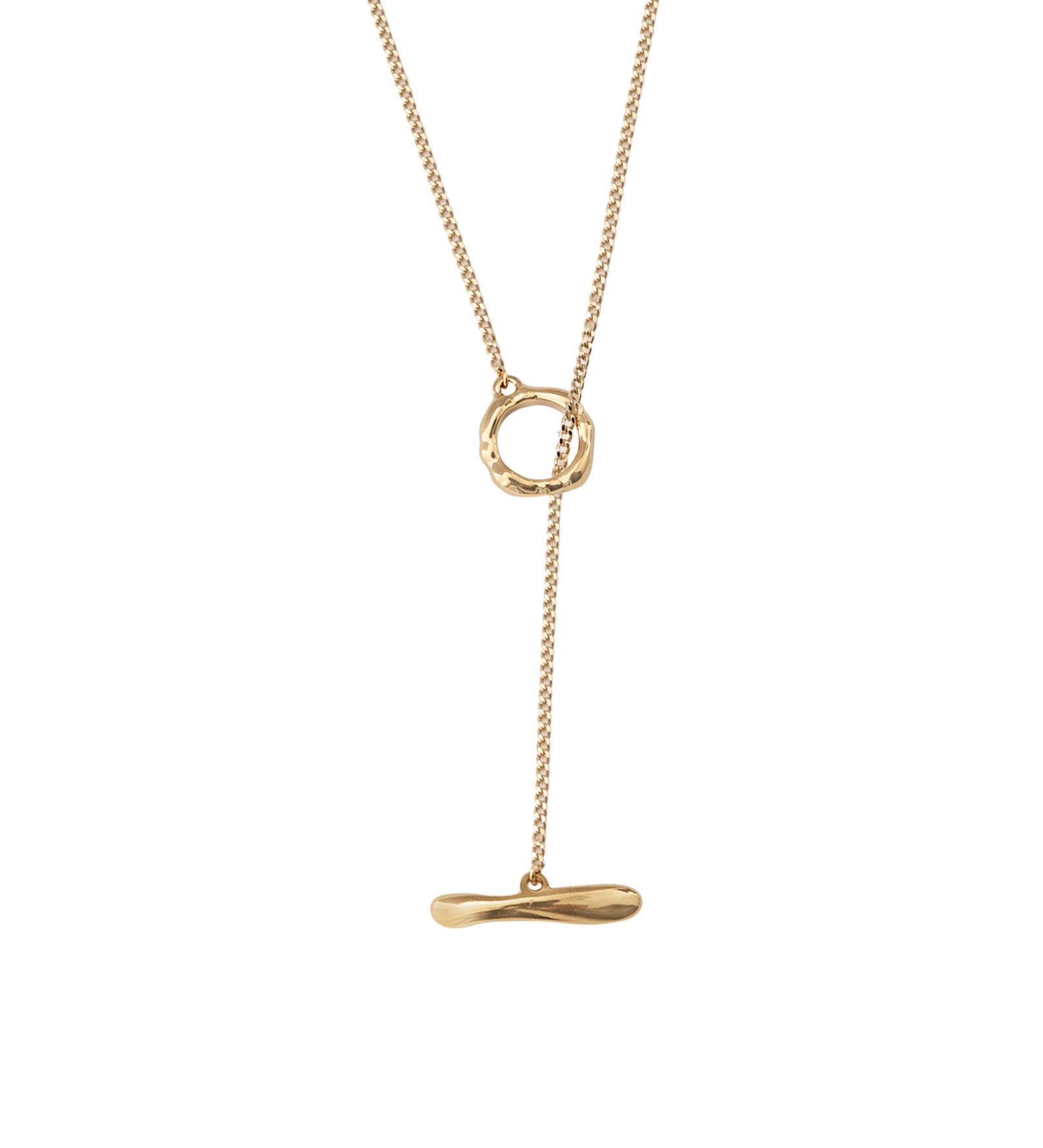 Kara Yoo-Lara Necklace-Necklaces-14k Gold Plated-Blue Ruby Jewellery-Vancouver Canada