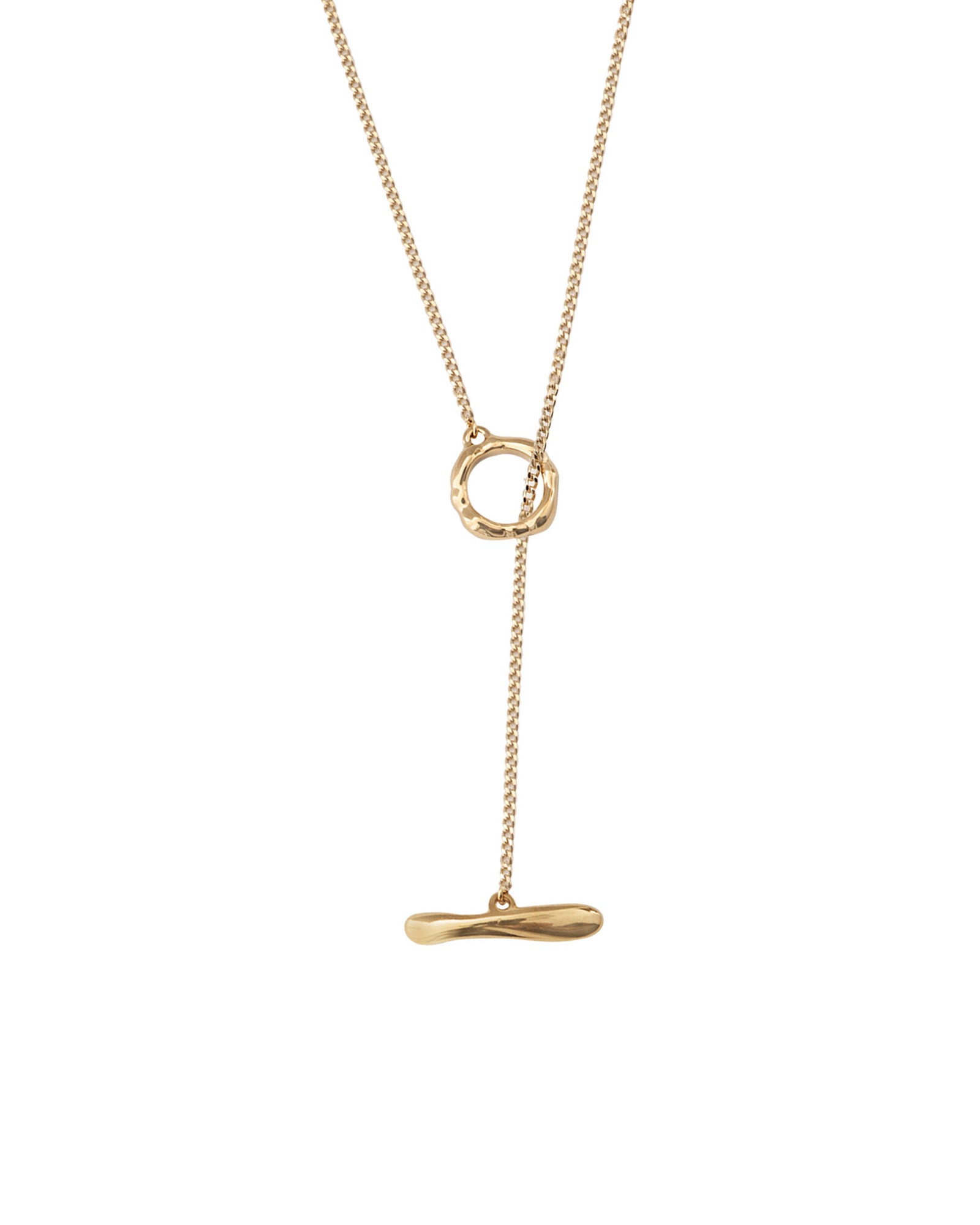 Kara Yoo-Lara Necklace-Necklaces-14k Gold Plated-Blue Ruby Jewellery-Vancouver Canada