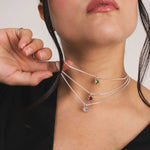 Kara Yoo-Birthstone Necklace-Necklaces-Blue Ruby Jewellery-Vancouver Canada