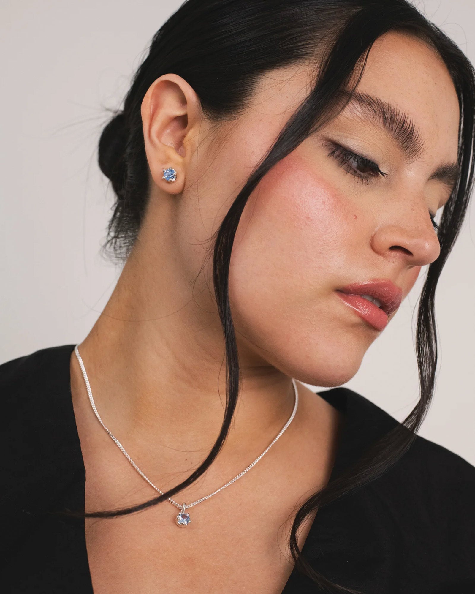 Kara Yoo-Birthstone Necklace-Necklaces-Blue Ruby Jewellery-Vancouver Canada