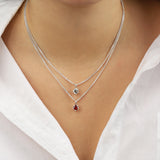 Kara Yoo-Birthstone Necklace-Necklaces-Blue Ruby Jewellery-Vancouver Canada