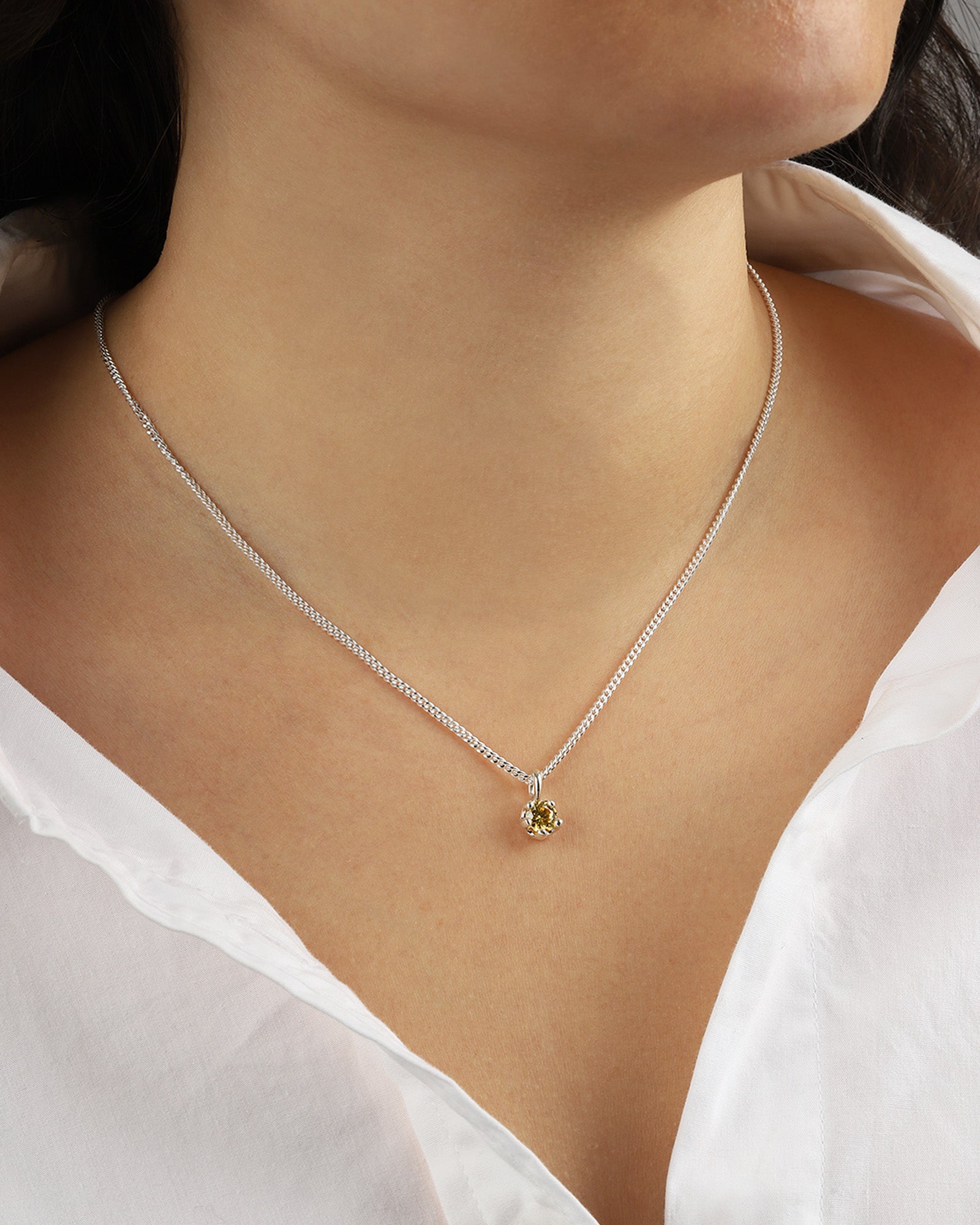 Kara Yoo-Birthstone Necklace-Necklaces-Blue Ruby Jewellery-Vancouver Canada