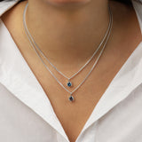 Kara Yoo-Birthstone Necklace-Necklaces-Blue Ruby Jewellery-Vancouver Canada