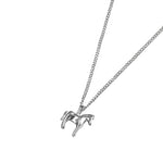 Lunar Horse Necklace Sterling Silver