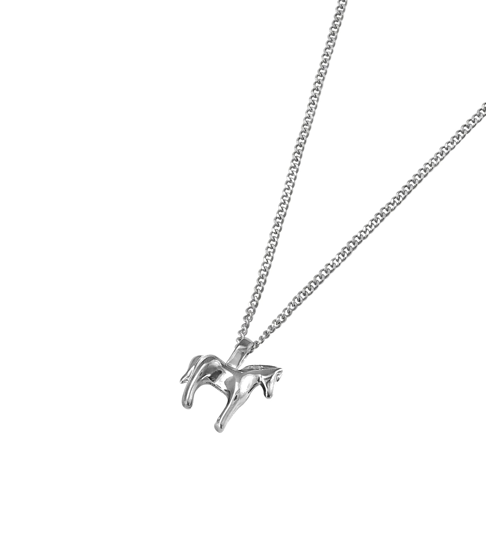 Lunar Horse Necklace Sterling Silver