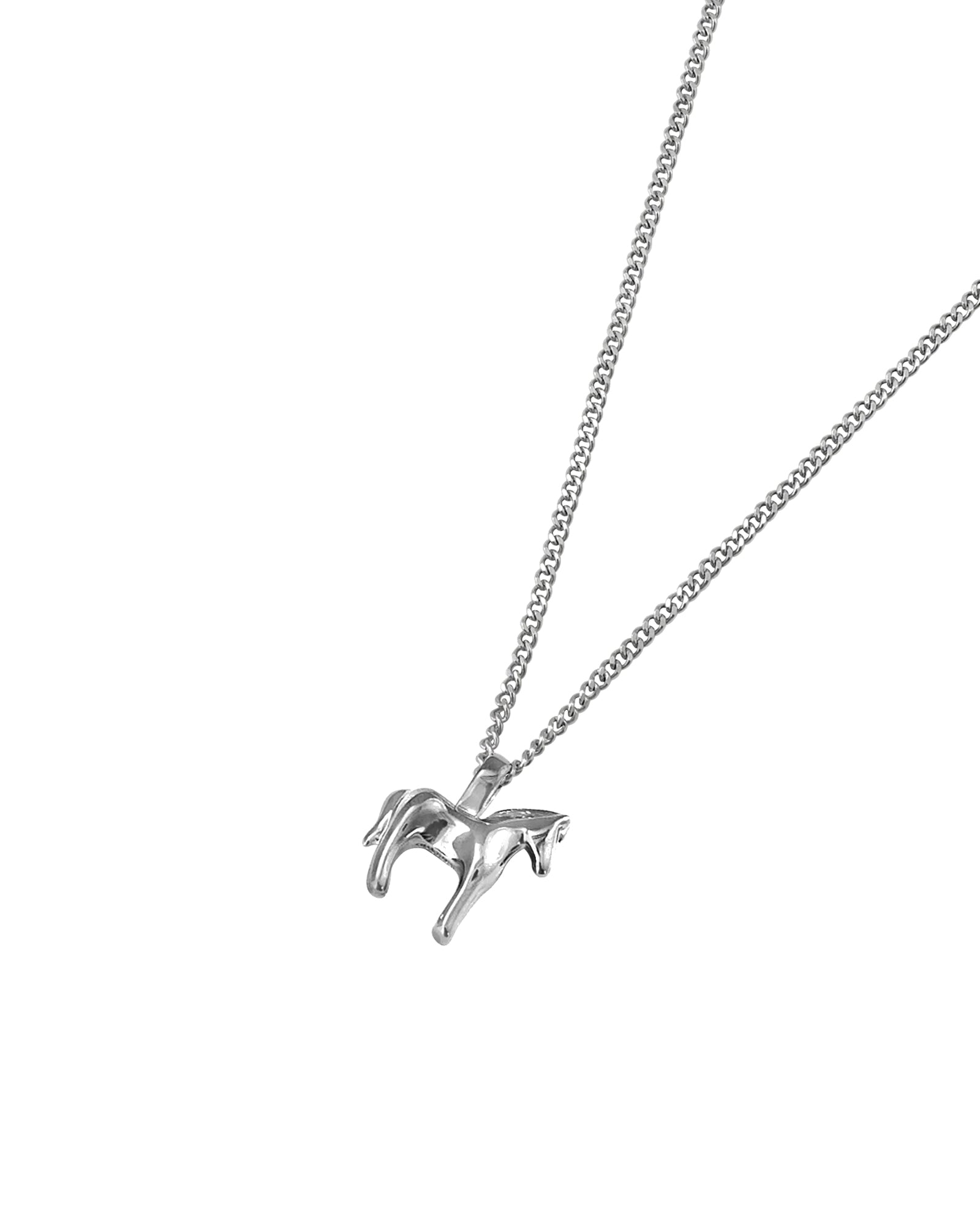 Lunar Horse Necklace Sterling Silver