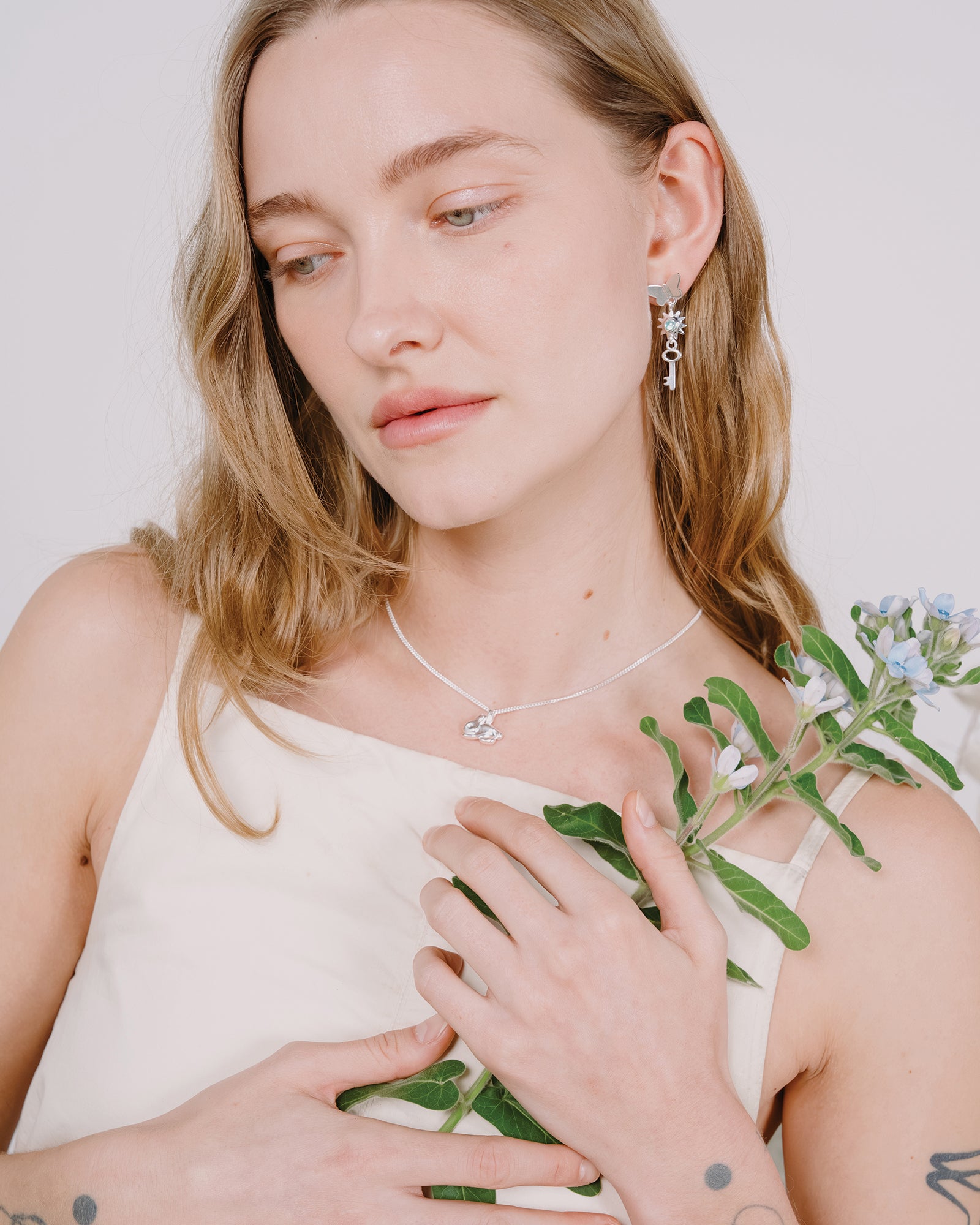 Bunny Necklace Sterling Silver