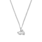 Kara Yoo-Bunny Necklace-Necklaces-Sterling Silver-Blue Ruby Jewellery-Vancouver Canada
